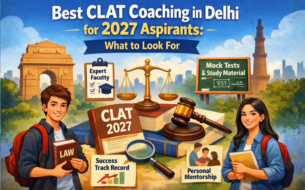 Best CLAT Coaching in Delhi for 2027 Aspirants: What to Look For